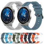 Cinturino in silicone a strisce concave da 20 mm, For Huawei Watch GT3 Pro 43mm, For Huawei Watch GT3 42mm