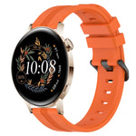 Cinturino in silicone a strisce concave da 20 mm, For Huawei Watch GT3 Pro 43mm, For Huawei Watch GT3 42mm