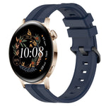 Cinturino in silicone a strisce concave da 20 mm, For Huawei Watch GT3 Pro 43mm, For Huawei Watch GT3 42mm
