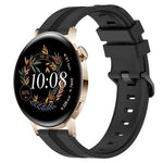 Cinturino in silicone a strisce concave da 20 mm, For Huawei Watch GT3 Pro 43mm, For Huawei Watch GT3 42mm