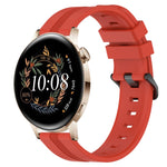 Cinturino in silicone a strisce concave da 20 mm, For Huawei Watch GT3 Pro 43mm, For Huawei Watch GT3 42mm