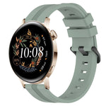 Cinturino in silicone a strisce concave da 20 mm, For Huawei Watch GT3 Pro 43mm, For Huawei Watch GT3 42mm