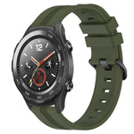 Cinturino in silicone a strisce concave da 20 mm, For Huawei Watch GT2 42mm, For Huawei Watch 2