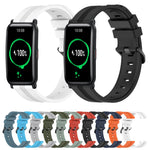 Cinturino in silicone a strisce concave da 20 mm, For Honor Watch ES, For Honor MagicWatch2 42mm
