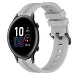 Cinturino in silicone a strisce concave da 20 mm, For Honor Watch ES, For Honor MagicWatch2 42mm