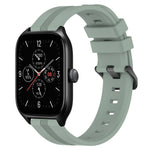 Cinturino in silicone a strisce concave da 20 mm, For Amazfit GTS 4, For Amazfit GTS 3
