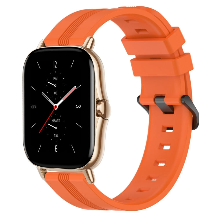 Cinturino in silicone a strisce concave da 20 mm, For Amazfit GTS 2, For Amazfit GTS
