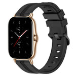 Cinturino in silicone a strisce concave da 20 mm, For Amazfit GTS 2, For Amazfit GTS
