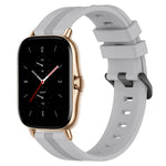 Cinturino in silicone a strisce concave da 20 mm, For Amazfit GTS 2, For Amazfit GTS