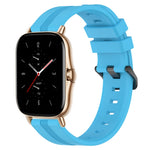 Cinturino in silicone a strisce concave da 20 mm, For Amazfit GTS 2, For Amazfit GTS