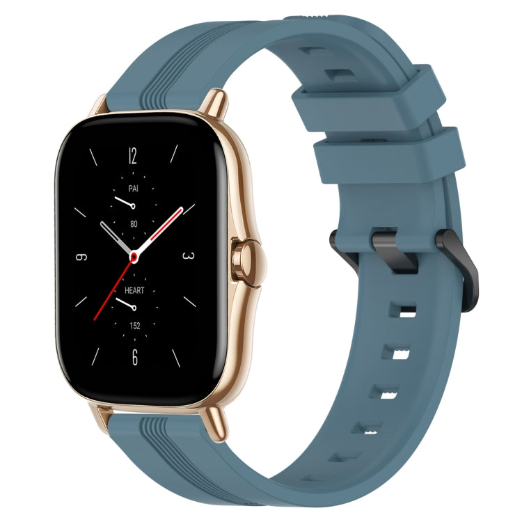 Cinturino in silicone a strisce concave da 20 mm, For Amazfit GTS 2, For Amazfit GTS