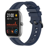 Cinturino in silicone a strisce concave da 20 mm, For Amazfit GTS 2, For Amazfit GTS