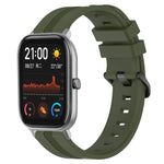 Cinturino in silicone a strisce concave da 20 mm, For Amazfit GTS 2, For Amazfit GTS