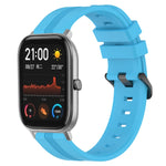 Cinturino in silicone a strisce concave da 20 mm, For Amazfit GTS 2, For Amazfit GTS