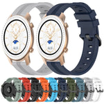 Cinturino in silicone a strisce concave da 20 mm, For Amazfit GTR 42mm, For Amazfit Pop Pro