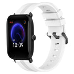 Cinturino in silicone a strisce concave da 20 mm, For Amazfit Pop