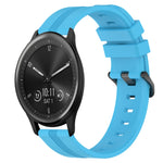 Cinturino in silicone a strisce concave da 20 mm, For Garmin Vivomove Sport, For Garmin Venu 2 Plus