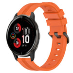 Cinturino in silicone a strisce concave da 20 mm, For Garmin Vivomove Sport, For Garmin Venu 2 Plus