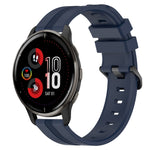 Cinturino in silicone a strisce concave da 20 mm, For Garmin Vivomove Sport, For Garmin Venu 2 Plus