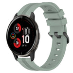Cinturino in silicone a strisce concave da 20 mm, For Garmin Vivomove Sport, For Garmin Venu 2 Plus