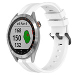 Cinturino in silicone a strisce concave da 20 mm, For Garmin Approach S40, For Garmin Forerunner 158