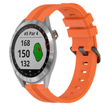 Cinturino in silicone a strisce concave da 20 mm, For Garmin Approach S40, For Garmin Forerunner 158