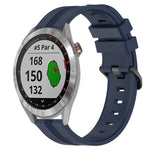 Cinturino in silicone a strisce concave da 20 mm, For Garmin Approach S40, For Garmin Forerunner 158