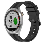 Cinturino in silicone a strisce concave da 20 mm, For Garmin Approach S40, For Garmin Forerunner 158