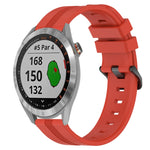 Cinturino in silicone a strisce concave da 20 mm, For Garmin Approach S40, For Garmin Forerunner 158