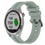Cinturino in silicone a strisce concave da 20 mm, For Garmin Approach S40, For Garmin Forerunner 158