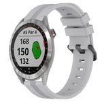 Cinturino in silicone a strisce concave da 20 mm, For Garmin Approach S40, For Garmin Forerunner 158
