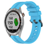 Cinturino in silicone a strisce concave da 20 mm, For Garmin Approach S40, For Garmin Forerunner 158