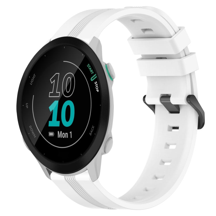Cinturino in silicone 20 mm per Garmin Forerunner 55