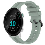 Cinturino in silicone a strisce concave da 20 mm, For Garmin Forerunner 55, For Garmin Venu