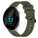 Cinturino in silicone a strisce concave da 20 mm, For Garmin Forerunner 55, For Garmin Venu
