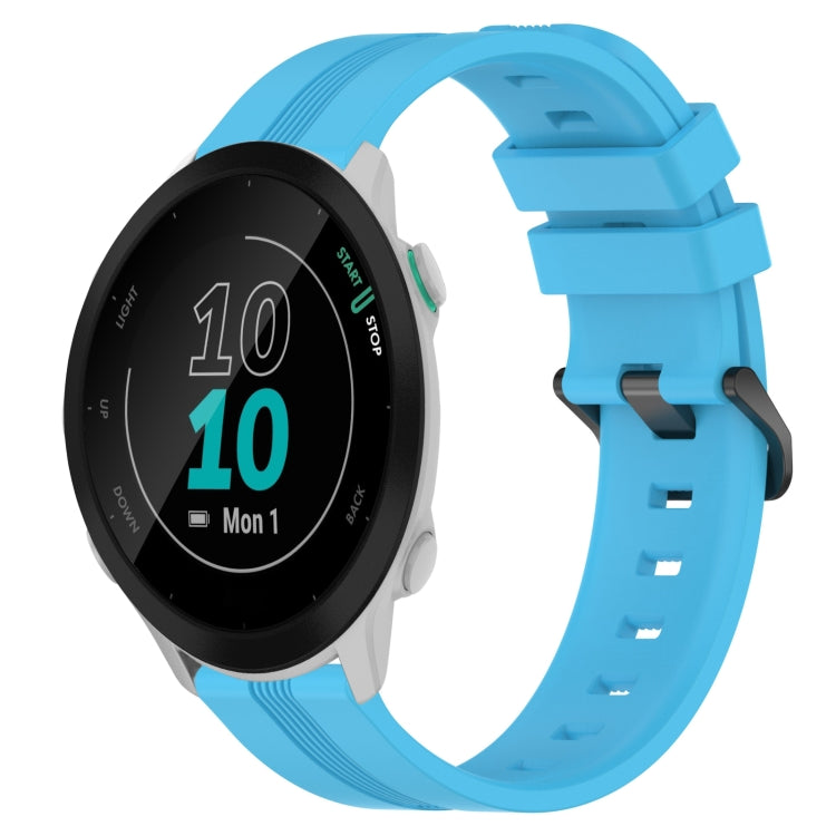 Cinturino in silicone a strisce concave da 20 mm, For Garmin Forerunner 55, For Garmin Venu