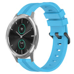 Cinturino in silicone a strisce concave da 20 mm, For Garmin Venu SQ, For Garmin Garminmove Luxe