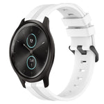 Cinturino in silicone a strisce concave da 20 mm, For Garmin Garminmove Style, For Garmin Forerunner 645 Music