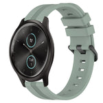 Cinturino in silicone a strisce concave da 20 mm, For Garmin Garminmove Style, For Garmin Forerunner 645 Music