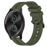 Cinturino in silicone a strisce concave da 20 mm, For Garmin Garminmove Style, For Garmin Forerunner 645 Music