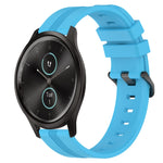 Cinturino in silicone a strisce concave da 20 mm, For Garmin Garminmove Style, For Garmin Forerunner 645 Music