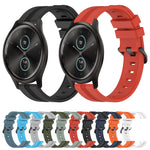 Cinturino in silicone a strisce concave da 20 mm, For Garmin Garminmove Style, For Garmin Forerunner 645 Music
