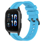 Cinturino in silicone a strisce concave da 20 mm, For Garmin Forerunner Sq2, For Garmin Forerunner Sq2 Music