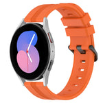 Cinturino in silicone a strisce concave da 20 mm, For Samsung Galaxy Watch5 40mm, For Samsung Galaxy Watch5 Pro 45mm