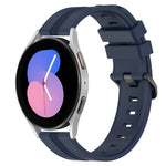 Cinturino in silicone a strisce concave da 20 mm, For Samsung Galaxy Watch5 40mm, For Samsung Galaxy Watch5 Pro 45mm
