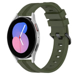 Cinturino in silicone a strisce concave da 20 mm, For Samsung Galaxy Watch5 40mm, For Samsung Galaxy Watch5 Pro 45mm