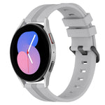Cinturino in silicone a strisce concave da 20 mm, For Samsung Galaxy Watch5 40mm, For Samsung Galaxy Watch5 Pro 45mm
