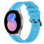 Cinturino in silicone a strisce concave da 20 mm, For Samsung Galaxy Watch5 40mm, For Samsung Galaxy Watch5 Pro 45mm