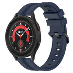 Cinturino in silicone a strisce concave da 20 mm, For Samsung Galaxy Watch5 40mm, For Samsung Galaxy Watch5 Pro 45mm