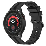Cinturino in silicone a strisce concave da 20 mm, For Samsung Galaxy Watch5 40mm, For Samsung Galaxy Watch5 Pro 45mm